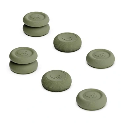 Bild av Skull &amp; Co. Skin, CQC and FPS Thumb Grip Set Joystick Cap Analog Stick for Steam Deck/Steam Deck OLED ROG Ally/ROG Ally X OD Green, 3 Pairs(6pcs)