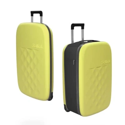 Bild av ROLLINK Flex Vega Yelow IRIS S Unisex barn, Gul iris, Cabin 55x40x23cm, Vagn