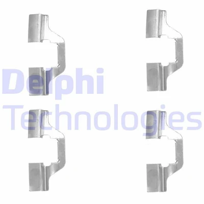 Bild av DELPHI LX0492 Kit d&#039;accessoires, plaquette de frein à disque RENAULT: CLIO 3, MEGANE 2, Modus / Grand