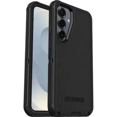 Bild av OtterBox Defender skal för Samsung Galaxy S25+, extra stöttåligt, fallsäkert, skyddande skal, testad till militärstandard x7, Svart