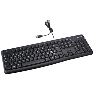 Bild av Logitech Tangentbord K120 för företag, QWERTZ schweizisk layout svart