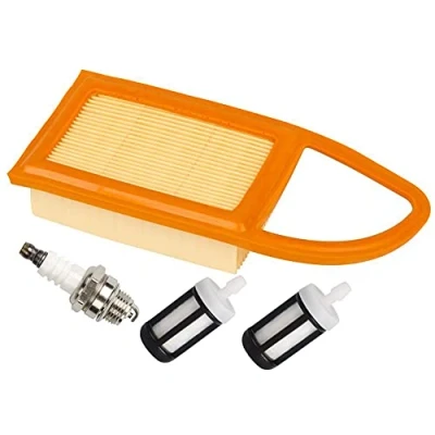 Bild av OxoxO Luftfilter med bränslefilter, spark plugg, kompatibel Stihl BR500 BR550 BR600, Backpack Blowers Replace 4282 141 0300 0300B