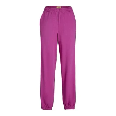 Bild av JACK&amp;JONES Jxabbie RLX Hw Every Pants SWT Noos, Fuchsia röd/tryck: carmine Rose Jjxx logotyp, XS