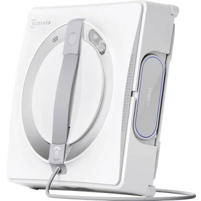 Bild av ECOVACS WINBOT W2 PRO fönsterrengöringsrobot, 3 munstycken vattenspruta, 10 stegs skyddssystem, Win SLAM 4.0 vägplanering, Steady Climbing system, kantdetektering, appkontroll, vit
