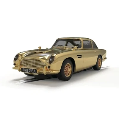 Bild av Scalextric Cars C4550A James Bond Aston Martin DB5 Goldfinger 60th Anniversary Gold Edition Leksaksbil för användning med racerbanor eller set Presentidéer små barn
