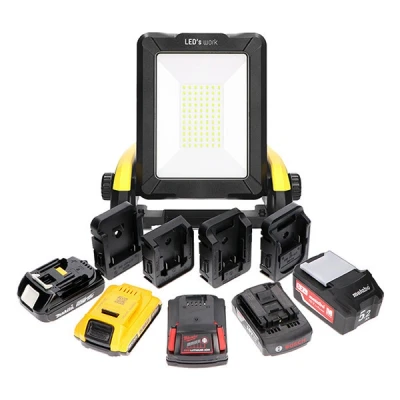 Bild av LED arbetsbelysning batteridriven 5000K 2900 lumen IP54 20W [123ink]