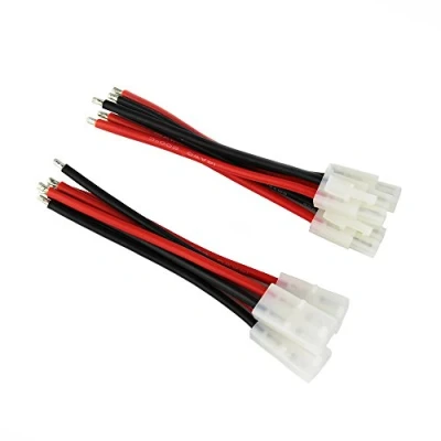 Bild av OliYin 3 par kompatibla med Tamiya plugg hane hona kontakt adapterkabel 14awg 10 cm för RC bil Lipo batteriladdning (förpackning 3)