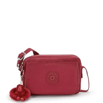 Bild av Kipling Abanu, Liten Crossbody, 7.5 x 80 38 cm, Funky Red, Röd