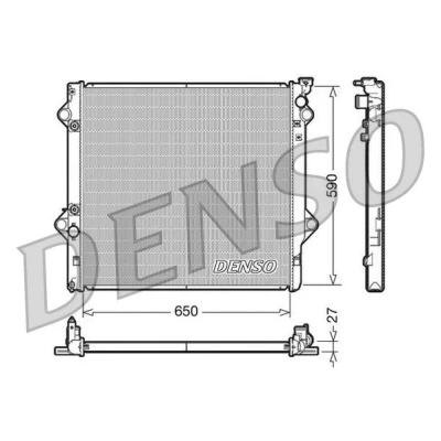 Bild av Kylare, motorkylning DENSO DRM50047