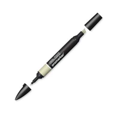 Bild av Winsor &amp; Newton &quot; ProMarker 0203219 professionell layoutmarkör 2 spetsar, fin och bred för ritningar, design layouter Kaki