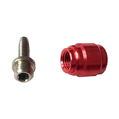 Bild av Sram Reservdel skivbroms reservspak hydraulisk skivbromsslang, monteringssats innehåller 5 gängade slangar röda komp beslag, 1 T8 torx) Antal 5: