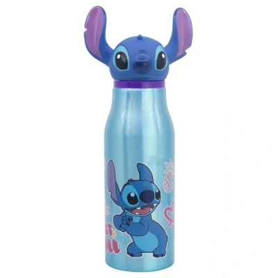 Bild av ÅTERANVÄNDBAR ALUMINIUM FLASKA MED 3D FIGURIN 690 ML STITCH DRAWING