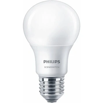 Bild av LED lampa, Normal, Matt, 7,5/3/1,6W, E27, 230V, 3 SceneSwitch, Ph