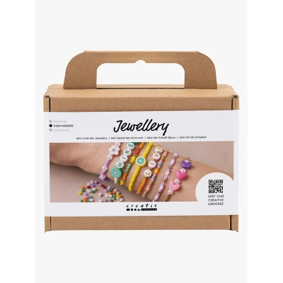Bild av Creotime Pysselset DIY Mix Smycken Färgstarka Armband