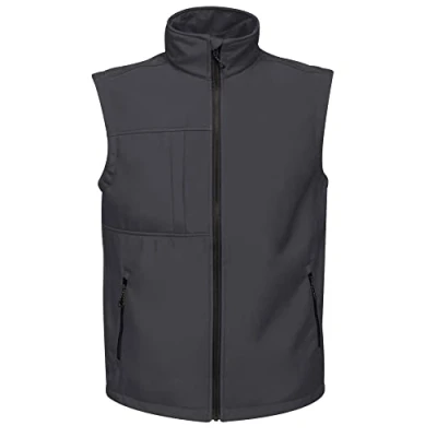 Bild av Regatta TRA848 74Y70 Professional Octagon II 3 lager vattentät softshell kroppsvärmare, tätgrå (Bk), L