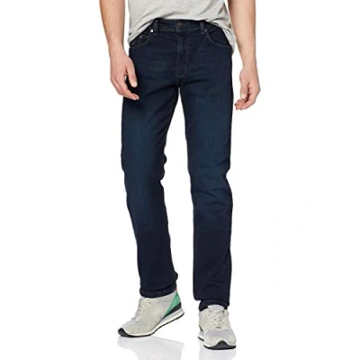 Bild av bugatti Herrjeans normal passform fem fickor bomull stretch denim, Svart (Dark Navy 293), 36W x 36L
