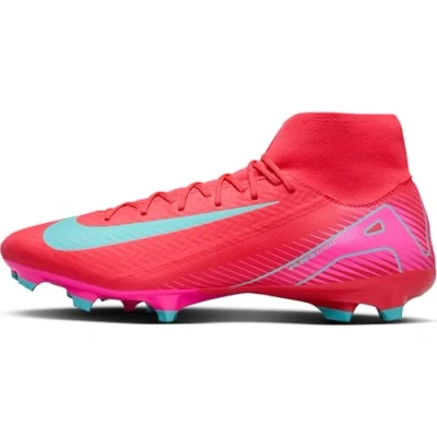 Bild av Nike Performance ZOOM 10 Academy FG/MG Fotbollsskor fasta dobbar, Storlek: 38, Ember glow/aurora green Textil/syntet