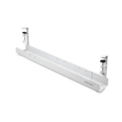 Bild av StarTech.com under Desk Cable Management Tray, Clamp on Installation Fack för kabelhantering kan monteras bord vit 120 cm