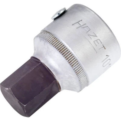 Bild av HAZET 1010 19 Clé à douille DIN7422 Acier chrome vanadium héxagonal intérieur moleté