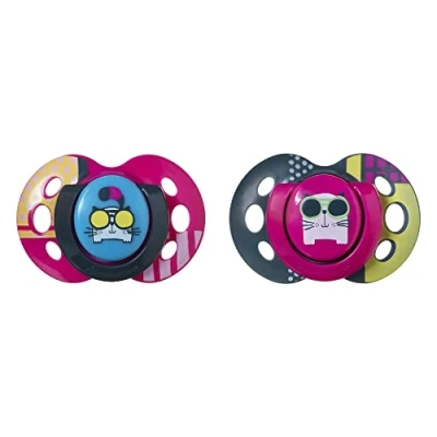 Bild av Tommee Tippee Soother Fun, 18 till 36 månader, set med 2 slumpmässig färg