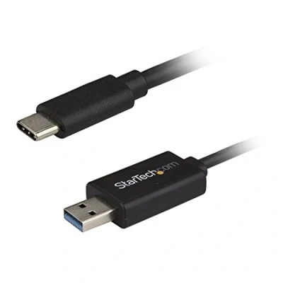 Bild av StarTech.com USB C till dataöverföringskabel, Mac/Windows, 3.0, Windows Easy Transfer, Mac dataöverföring, 2 m (6 fot) (USBC3LINK)