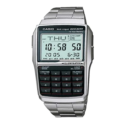Bild av Casio kvinnors analog digital automatisk klocka med rem S7232305, Svart, armband, armband