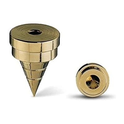 Bild av Oehlbach Spike S 2000 högkvalitativt spik set i full metall med bricka Perfekt för små och stora högtalare 4 stycken svart