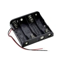 Bild av Takachi SN34 Batterihållare 4x R6 (AA) Kabel (L x B H) 61,9 57,2 15 mm