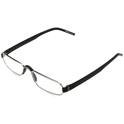 Bild av Rodenstock Unisex läsglasögon Proread R2180 läshjälp med långsynthet glasögon lätt ram i rostfritt stål 1 5 2, silver, 0 EU, +2,0