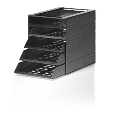 Bild av Durable 1712003058 blankettbox IDEALBOX BASIC Blue Angel 5 fack, antracitgrå