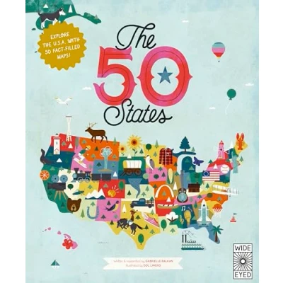 Bild av the 50 States: Explore U.S.A. with fact filled maps!