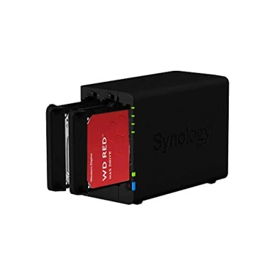 Bild av SYNOLOGY DS224+ 2GB NAS 8TB (2X 4TB) WD Red+, monterad och testad med SE DSM installerad