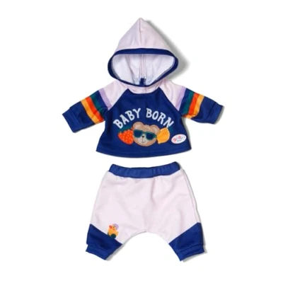 Bild av BABY born Dockkläder Joggingset 43 cm (Marinblå)