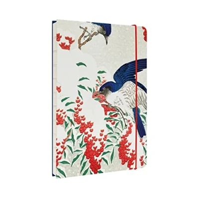 Bild av Kokonote Japanese Flycatchers A5 Notebook Bullet Journal Notebooks Notepads Notepad Dotted Stationery