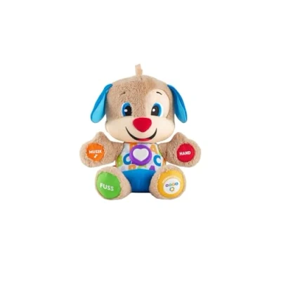 Bild av Fisher Price FPM50 lärande rolig valp, tysktalande, babyleksak från 6 månader Tysk