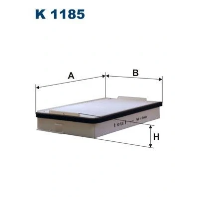 Bild av FILTRON K 1185 Filtre d&#039;habitacle à particules 262 163 46 DAF: CF 85