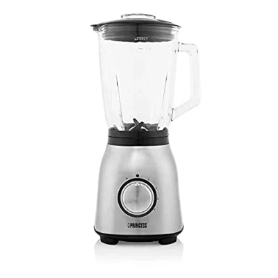 Bild av Blender Princess 212091 Borstat Rostfritt Stål, Stål Och Glas, 4 Hastigheter Pulsfunktion, 1.5 L, 6 Blad