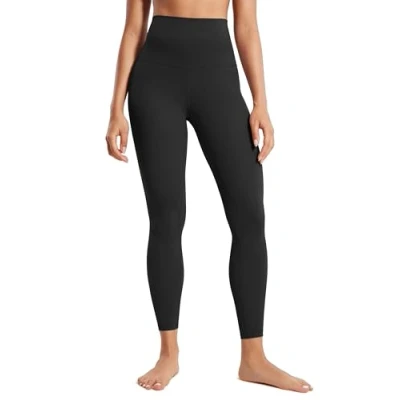 Bild av CRZ YOGA Superhög Midja Butterluxe Yogabyxor 25 Tum Smörmjuka Träningsleggings För Kvinnor Svart M
