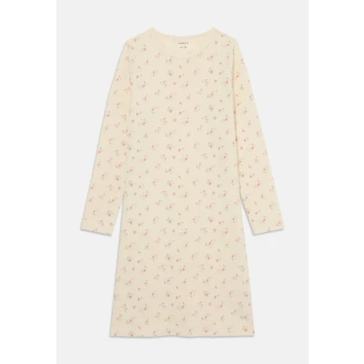 Bild av Name it Nkfnightgown Flower NOOS Pyjamasöverdel för barn, Storlek: 110/116, Turtledove