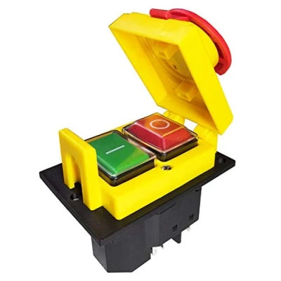 Bild av DKLD DZ05 vattentät elektromagnetisk tryckknappsbrytare trefas 400 V 10 A 7 stift magnetisk omkopplare med nödstoppskydd