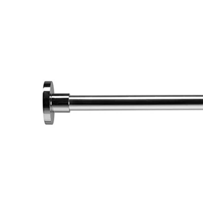 Bild av Croydex AD116541 rund sektion duschdraperi stång med ringar maximal längd 2500 mm krom