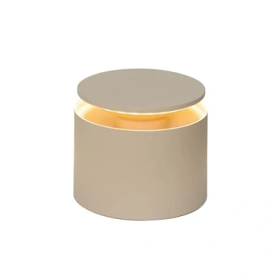 Bild av Zafferano, Push Up lampa, Uppladdningsbar Sladdlös Bordslampa med Touchkontroller, Även Användbar som Utomhuslampa, Dimmer, 2200 3000 K, Höjd 80 100 CM, Färg Sand