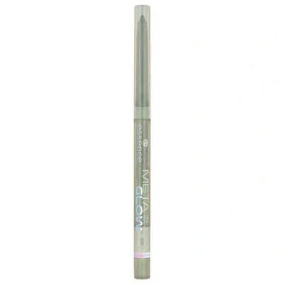 Bild av essence META GLOW duo chrome eye pencil, nr 03, grön, långvarig, högpigmenterad, torkbeständig, färgintensiv, holografisk, vegansk, vattentät, nanopartikelfri, utan parfym, 1 pack (0,22 g)