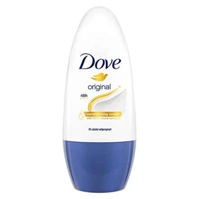 Bild av Dove Deodorant för kvinnor, anti vit, original, fräsch och mjuk, skydd, 48 h, 50 ml