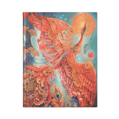 Bild av Carnet Flexis Oiseau de Feu Ultra Ligné 176 p.: Flexi softcover, 100 gsm, ribbon marker, memento pouch, book edge printing, no closure