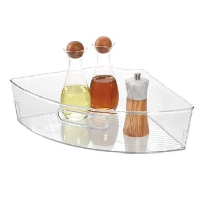 Bild av iDesign 62630EU Lazy Susan skåpbehållare 1/4, genomskinlig, färglös