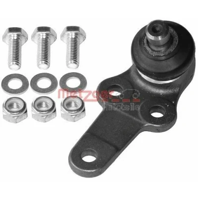 Bild av METZGER 57013918 Rotule de suspension Essieu avant droit, gauche, inférieur avec matériel construction KIT +