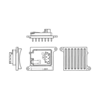 Bild av MAHLE ORIGINAL ABR 36 000P Régulateur, pulseur d&#039;air habitacle MERCEDES BENZ: Classe S Berline, C Coupe, CLK Coupe