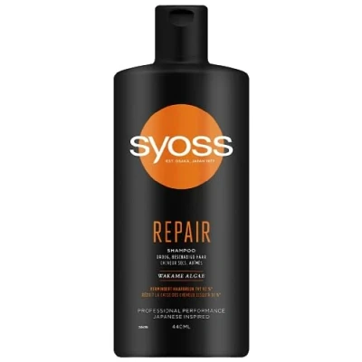 Bild av Syoss Shampoo Repair för torrt, skadat hår 6 pack (6 x 440 ml)