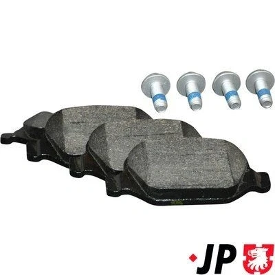 Bild av JP GROUP 3363700110 Jeu de plaquettes frein Essieu arrière contact signal d&#039;usure exclu FIAT: 500 3 portes, Panda II 5 portes